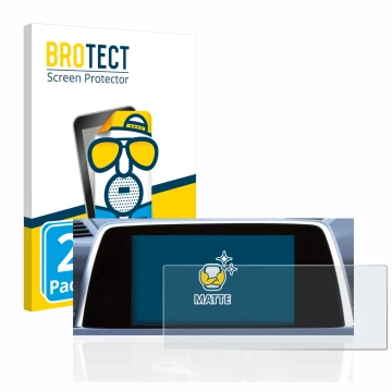 Parte frontal de un envase de producto con el logotipo de la marca BROTECT. Al lado se muestra el dispositivo BMW 6 F13 Coupe 