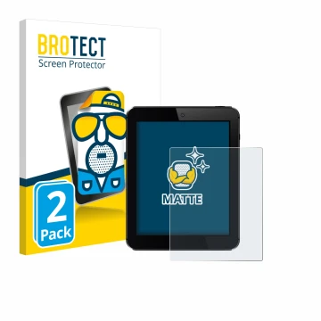 Parte frontal de un envase de producto con el logotipo de la marca BROTECT. Al lado se muestra el dispositivo con su protector