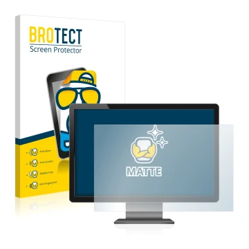 Parte frontal de un envase de producto con el logotipo de la marca BROTECT. Al lado se muestra el dispositivo con su protector