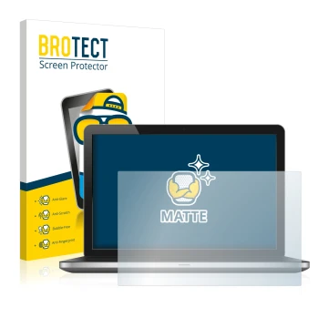 Parte frontal de un envase de producto con el logotipo de la marca BROTECT. Al lado se muestra el dispositivo con su protector