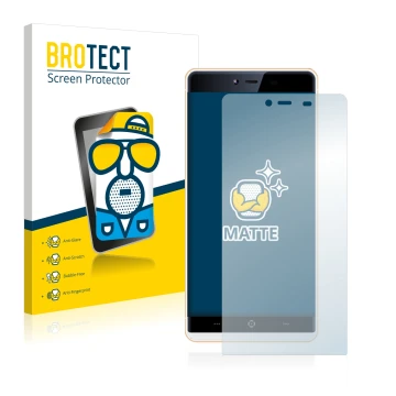 Parte frontal de un envase de producto con el logotipo de la marca BROTECT. Al lado se muestra el dispositivo KingZone K2 con 