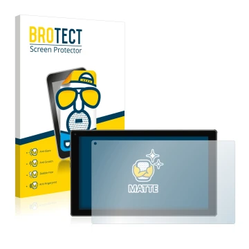 Parte frontal de un envase de producto con el logotipo de la marca BROTECT. Al lado se muestra el dispositivo Blaupunkt Endeav
