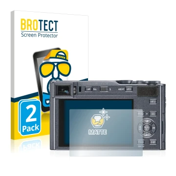 Parte frontal de un envase de producto con el logotipo de la marca BROTECT. Al lado se muestra el dispositivo Leica C-Lux con 