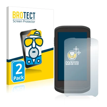 Parte frontal de un envase de producto con el logotipo de la marca BROTECT. Al lado se muestra el dispositivo Zebra TC20 Touch