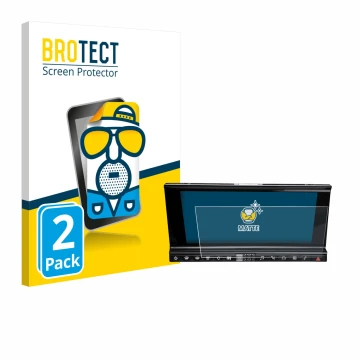 Parte frontal de un envase de producto con el logotipo de la marca BROTECT. Al lado se muestra el dispositivo DS 7 Crossback I