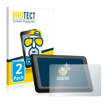 Parte frontal de un envase de producto con el logotipo de la marca BROTECT. Al lado se muestra el dispositivo Giant RideContro