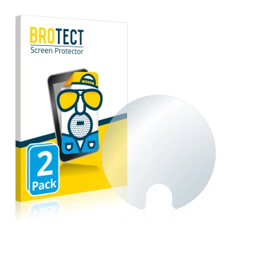 Parte frontal de un envase de producto con el logotipo de la marca BROTECT. Al lado se muestra el dispositivo Dyson V11 Absolu