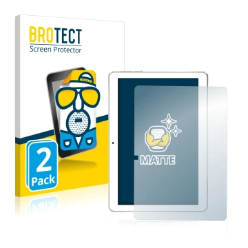 Parte frontal de un envase de producto con el logotipo de la marca BROTECT. Al lado se muestra el dispositivo Toscido X104 10