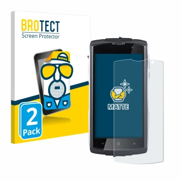 Parte frontal de un envase de producto con el logotipo de la marca BROTECT. Al lado se muestra el dispositivo GoClever Quantum