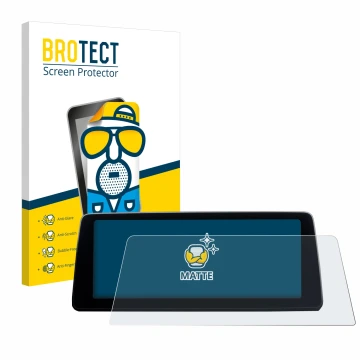 Parte frontal de un envase de producto con el logotipo de la marca BROTECT. Al lado se muestra el dispositivo BMW 7 G11 2016-2