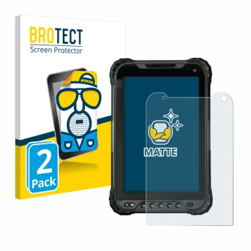Parte frontal de un envase de producto con el logotipo de la marca BROTECT. Al lado se muestra el dispositivo UniStrong UT30 8