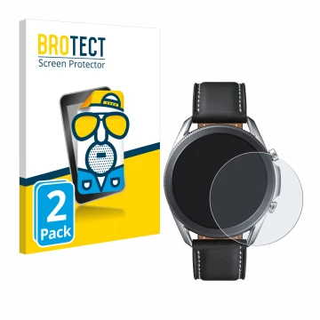 Parte frontal de un envase de producto con el logotipo de la marca BROTECT. Al lado se muestra el dispositivo Samsung Galaxy W