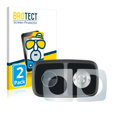 Parte frontal de un envase de producto con el logotipo de la marca BROTECT. Al lado se muestra el dispositivo Cycliq Fly12 CE 