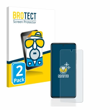 Parte frontal de un envase de producto con el logotipo de la marca BROTECT. Al lado se muestra el dispositivo Xiaomi Poco X3 N