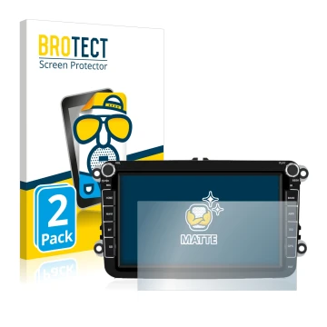 Parte frontal de un envase de producto con el logotipo de la marca BROTECT. Al lado se muestra el dispositivo Isudar T72 8