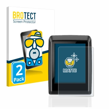 Parte frontal de un envase de producto con el logotipo de la marca BROTECT. Al lado se muestra el dispositivo Bosch Kiox 300 c