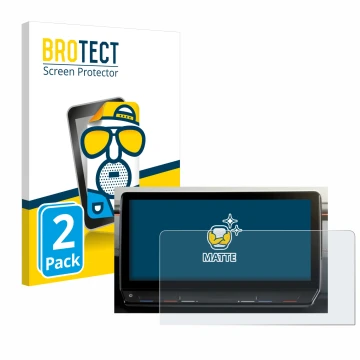 Parte frontal de un envase de producto con el logotipo de la marca BROTECT. Al lado se muestra el dispositivo Cupra Formentor 