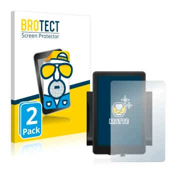 Parte frontal de un envase de producto con el logotipo de la marca BROTECT. Al lado se muestra el dispositivo Bafang 860c con 