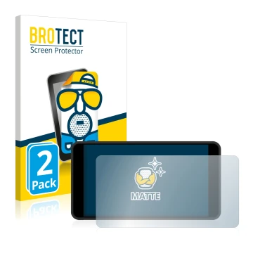 Parte frontal de un envase de producto con el logotipo de la marca BROTECT. Al lado se muestra el dispositivo Portkeys PT5 II 