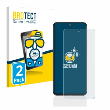 Parte frontal de un envase de producto con el logotipo de la marca BROTECT. Al lado se muestra el dispositivo Xiaomi 12T Pro c