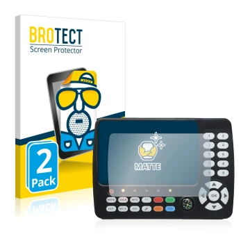 Parte frontal de un envase de producto con el logotipo de la marca BROTECT. Al lado se muestra el dispositivo Satlink ST-5150 
