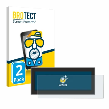 Parte frontal de un envase de producto con el logotipo de la marca BROTECT. Al lado se muestra el dispositivo Opel Astra L 202