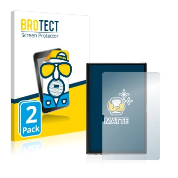 Parte frontal de un envase de producto con el logotipo de la marca BROTECT. Al lado se muestra el dispositivo Yestel T10 10