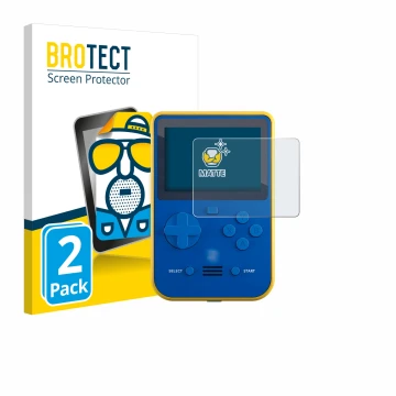 Parte frontal de un envase de producto con el logotipo de la marca BROTECT. Al lado se muestra el dispositivo Blaze Super Pock