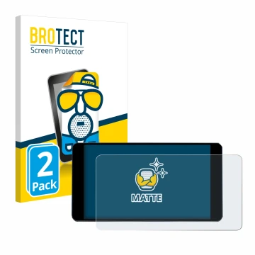 Parte frontal de un envase de producto con el logotipo de la marca BROTECT. Al lado se muestra el dispositivo Zontes 350D con 