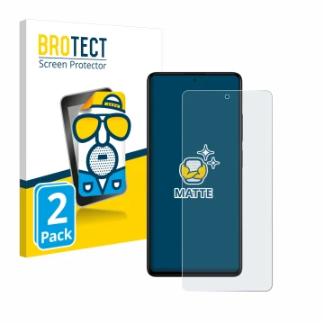 Parte frontal de un envase de producto con el logotipo de la marca BROTECT. Al lado se muestra el dispositivo Xiaomi Redmi Not