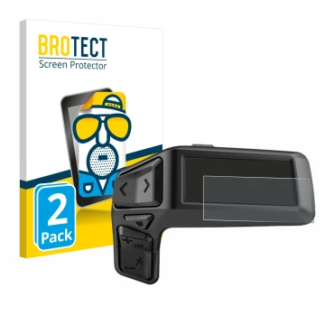 Parte frontal de un envase de producto con el logotipo de la marca BROTECT. Al lado se muestra el dispositivo Bosch Purion 200