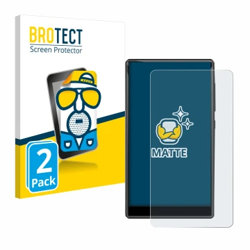 Parte frontal de un envase de producto con el logotipo de la marca BROTECT. Al lado se muestra el dispositivo innioasis G1-80G