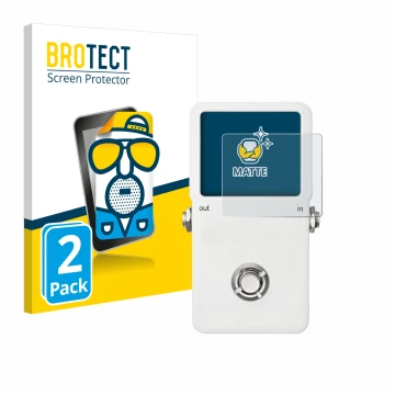 Parte frontal de un envase de producto con el logotipo de la marca BROTECT. Al lado se muestra el dispositivo TC Electronic PO