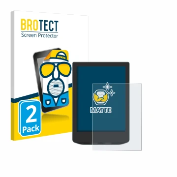 Parte frontal de un envase de producto con el logotipo de la marca BROTECT. Al lado se muestra el dispositivo Vivlio Light con