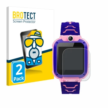 Parte frontal de un envase de producto con el logotipo de la marca BROTECT. Al lado se muestra el dispositivo Bothergu Kids Sm