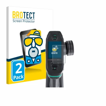 Parte frontal de un envase de producto con el logotipo de la marca BROTECT. Al lado se muestra el dispositivo DumboRC DDF-350 