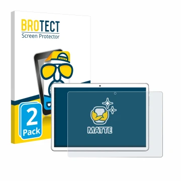 Parte frontal de un envase de producto con el logotipo de la marca BROTECT. Al lado se muestra el dispositivo niuniutab KT107 