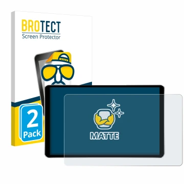 Parte frontal de un envase de producto con el logotipo de la marca BROTECT. Al lado se muestra el dispositivo Joying Car Radio