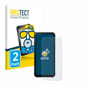 Parte frontal de un envase de producto con el logotipo de la marca BROTECT. Al lado se muestra el dispositivo Hammer Blade V c