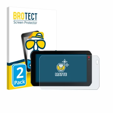 Parte frontal de un envase de producto con el logotipo de la marca BROTECT. Al lado se muestra el dispositivo Chigee AIO-5 Lit