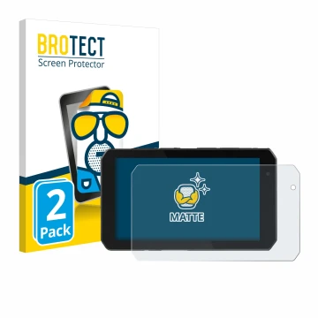 Parte frontal de un envase de producto con el logotipo de la marca BROTECT. Al lado se muestra el dispositivo Chigee AIO-5 Pla