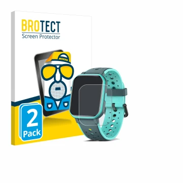 Parte frontal de un envase de producto con el logotipo de la marca BROTECT. Al lado se muestra el dispositivo Joyele H79 1.5
