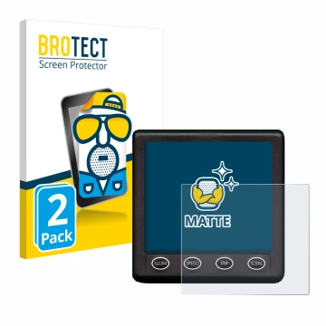 Parte frontal de un envase de producto con el logotipo de la marca BROTECT. Al lado se muestra el dispositivo Nasa Marine Inst