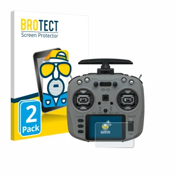 Parte frontal de un envase de producto con el logotipo de la marca BROTECT. Al lado se muestra el dispositivo Jumper T15 con s