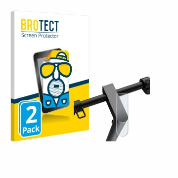 Parte frontal de un envase de producto con el logotipo de la marca BROTECT. Al lado se muestra el dispositivo Navee S65 con su