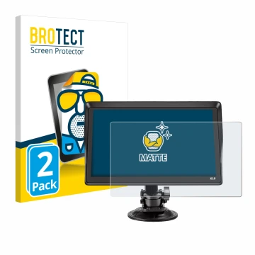Parte frontal de un envase de producto con el logotipo de la marca BROTECT. Al lado se muestra el dispositivo Xgody X10 9