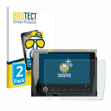 Parte frontal de un envase de producto con el logotipo de la marca BROTECT. Al lado se muestra el dispositivo Xzent F-285 con 