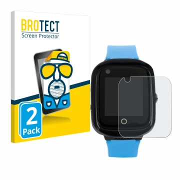 Parte frontal de un envase de producto con el logotipo de la marca BROTECT. Al lado se muestra el dispositivo One2Track Connec