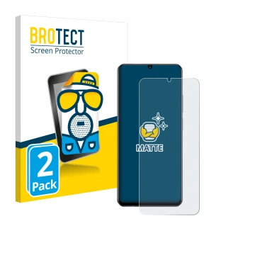 Parte frontal de un envase de producto con el logotipo de la marca BROTECT. Al lado se muestra el dispositivo realme Note 60 4