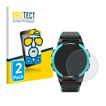 Parte frontal de un envase de producto con el logotipo de la marca BROTECT. Al lado se muestra el dispositivo SaveFamily Slim 